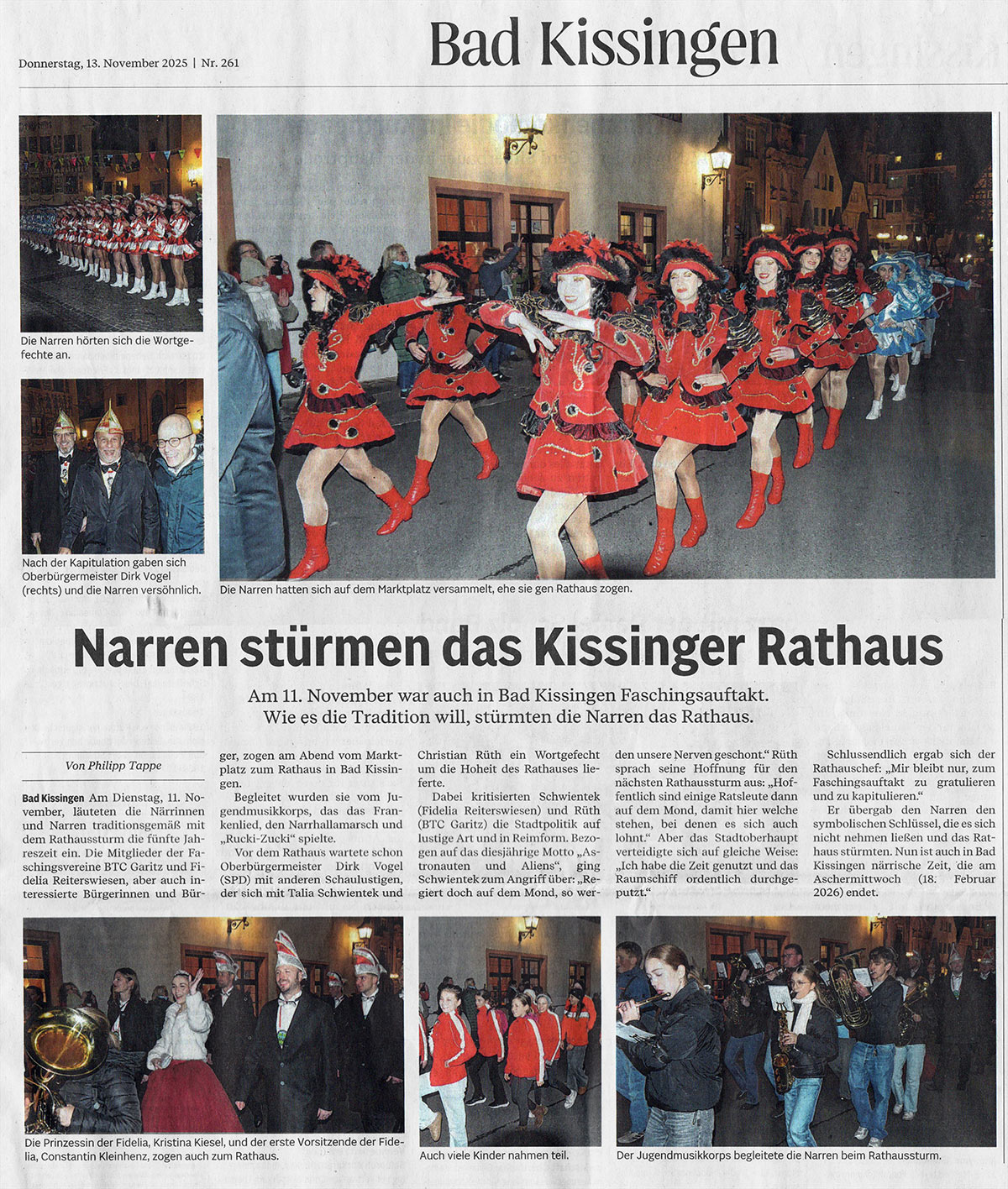 251113 narren stürmen das kissinger rathaus