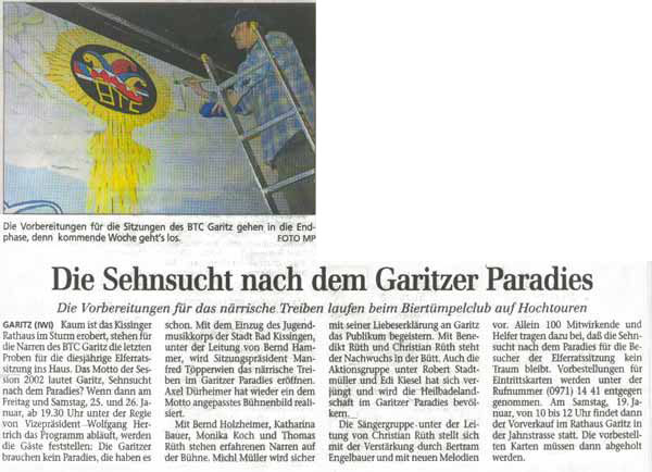 Die Sehnsucht nach dem Garitzer Paradies