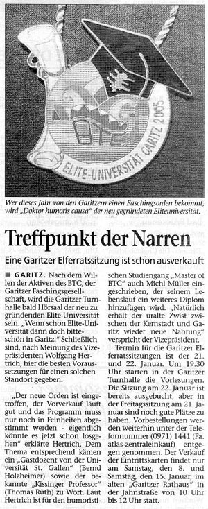 Treffpunkt der Narren