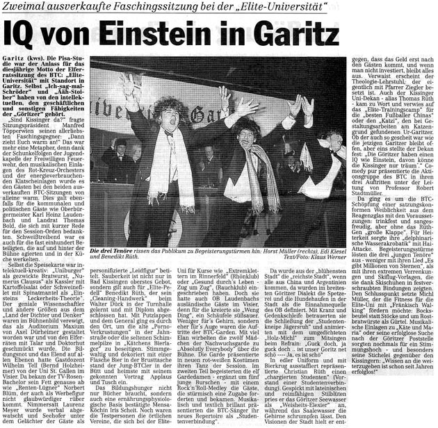 IQ von Einstein in Garitz