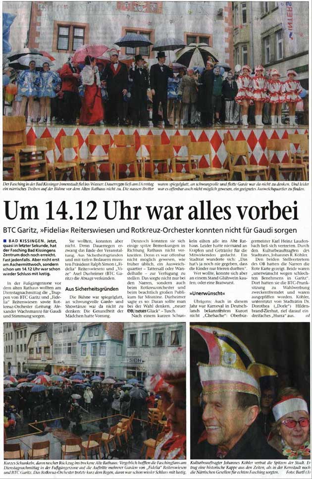 Um 14.12 Uhr war alles vorbei