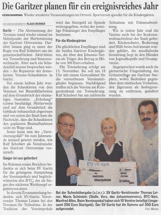 Für die Kindergärten