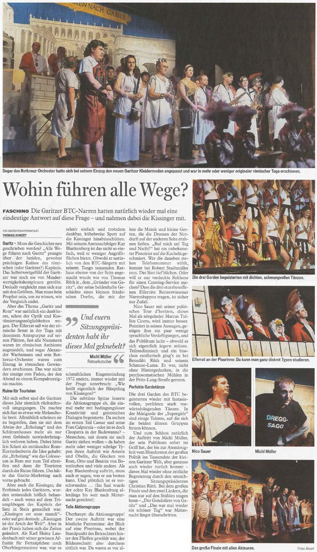 Wohin führen alle Wege?