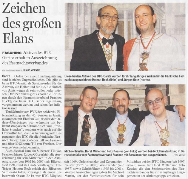 Zeichen grossen Elans