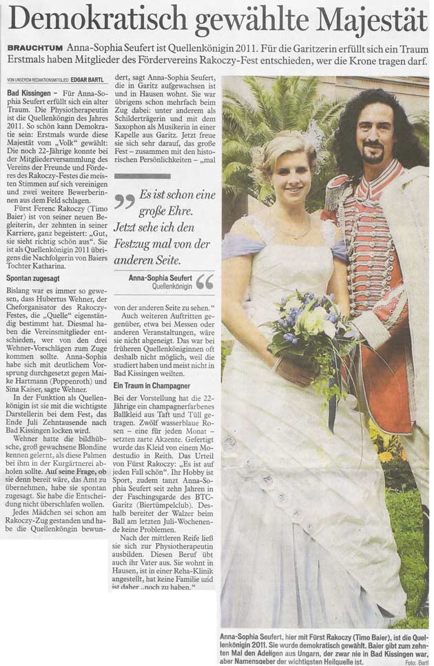 Demokratisch gewählte Majestät