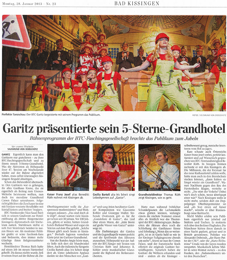 Garitz präsentiert sein 5-Sterne-Hotel