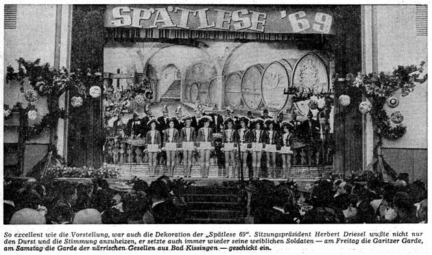 BTC-Garde bei der Schwarzen11 Schweinfurt