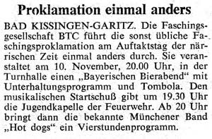 Proklamation einmal anders