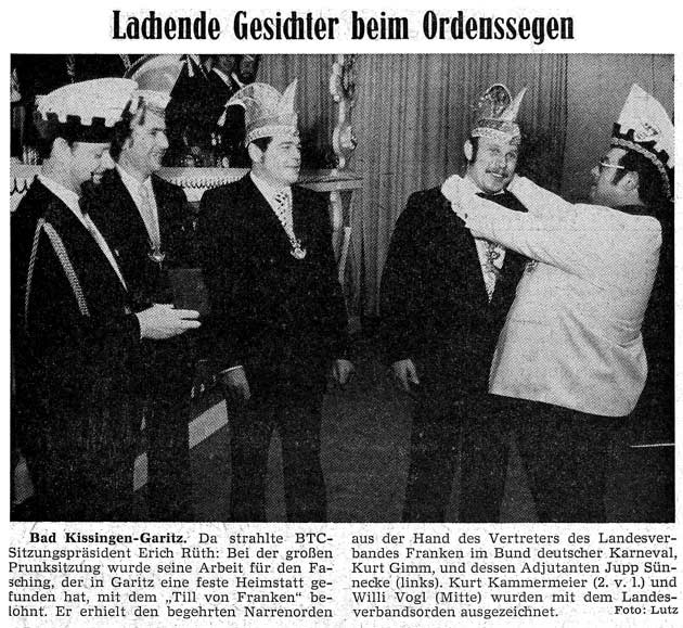 Lachende Gesichter beim Ordenssegen