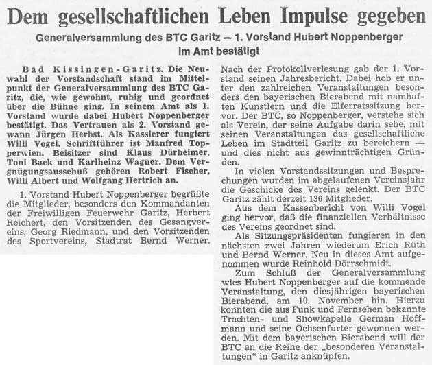Dem gesellschaftlichen Leben Impulse gegeben
