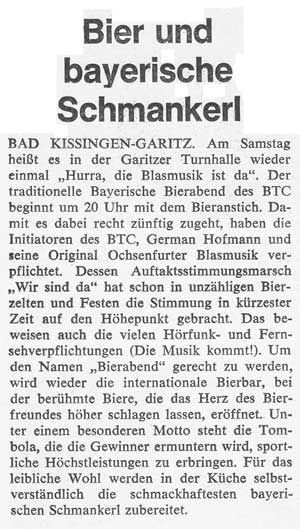 Bier und bayrische Schmankerl