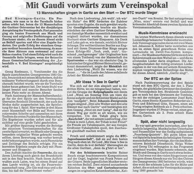 Mit Gaudi vorwärts zum Vereinspokal