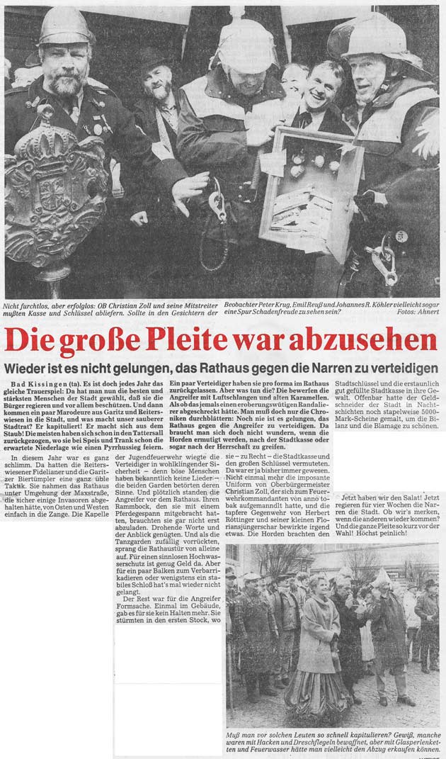 Die große Pleite war abzusehen