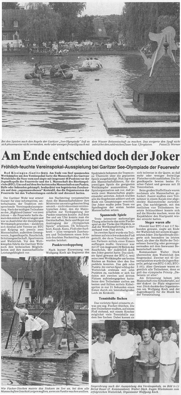 Am Ende entschied doch der Joker